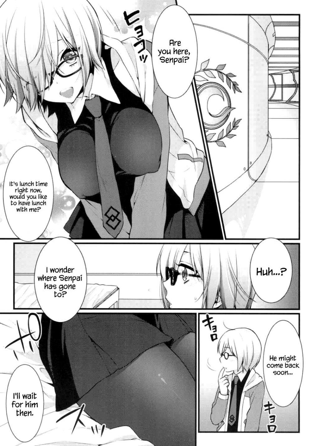 Hentai Manga Comic-I Found Mashu Sleeping In My Room So I Fucked Her Silly-Read-2